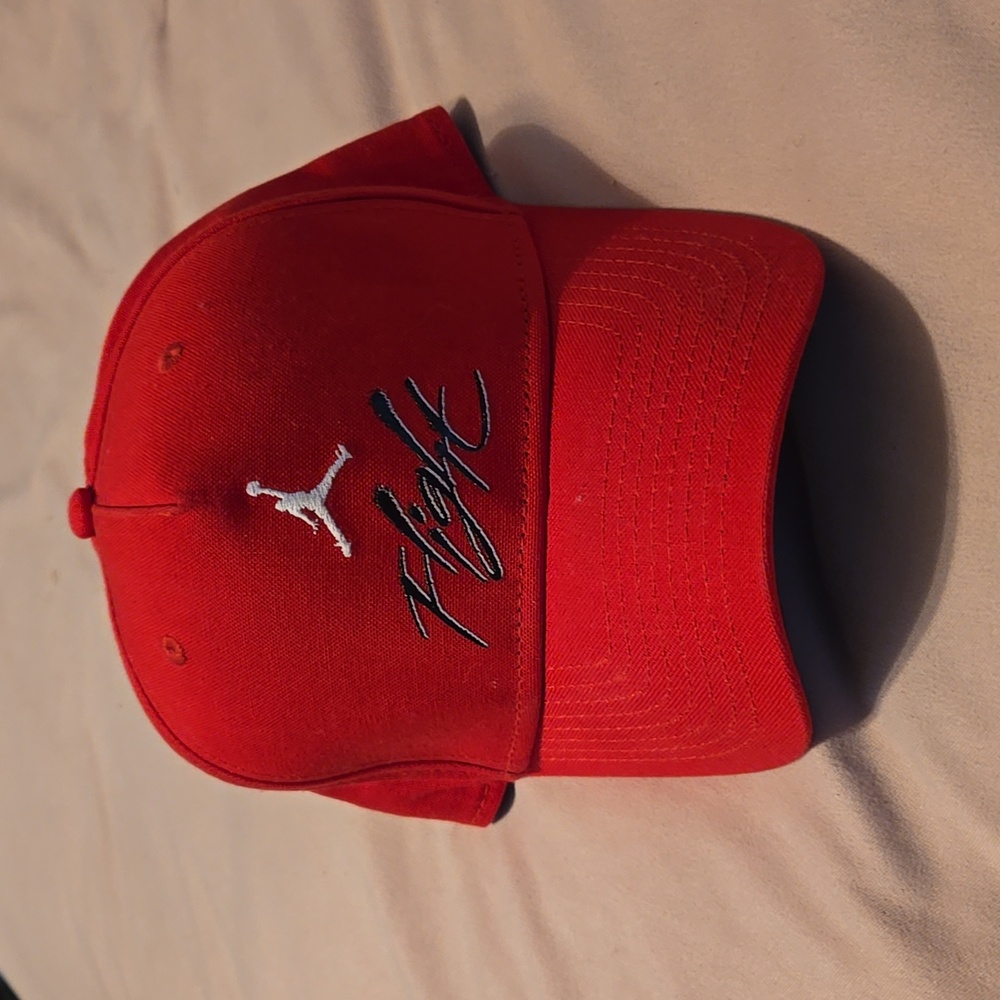 Red Jordan Flight Hat, OS